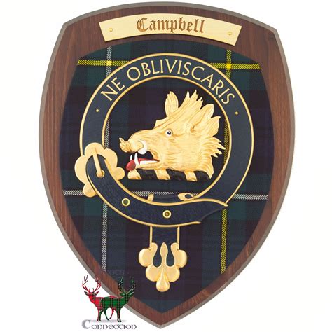 Campbell Clan Ne Obliviscaris Wall Crest | Campbell clan, Clan, Family ...