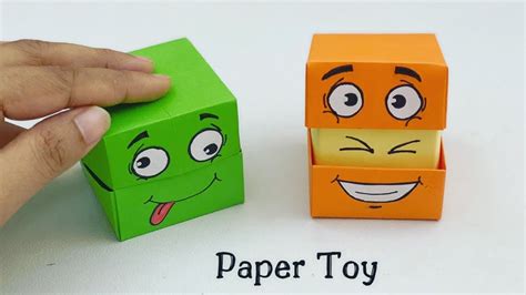 How To Make Easy Paper Toy For Kids / Nursery Craft Ideas / Paper Craft Easy / KIDS crafts ...