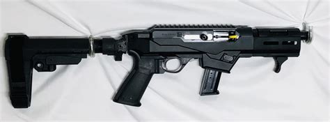 Ruger PC Charger SB Tactical Pistol Brace 9mm Pistol Package, Folding Brace, M-Lok Handguard, 6. ...