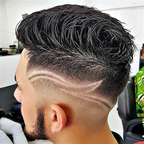 Barber Haircut Styles - Fade with Designs Barber Haircut Styles, Fade Haircut Styles, Barber ...