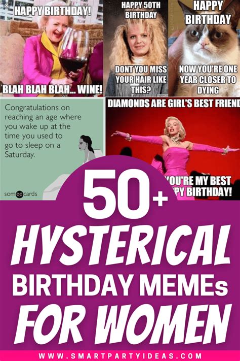 50+ Best Hysterically Funny Birthday Memes For Her - Smart Party Ideas 50th Birthday Meme ...