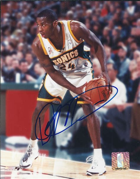 Autographed RUBEN PATTERSON 8X10 Seattle SuperSonics photo - Main Line ...