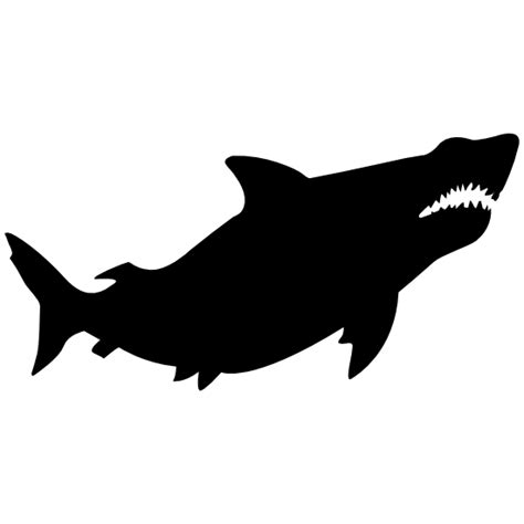 Scary Shark Sticker