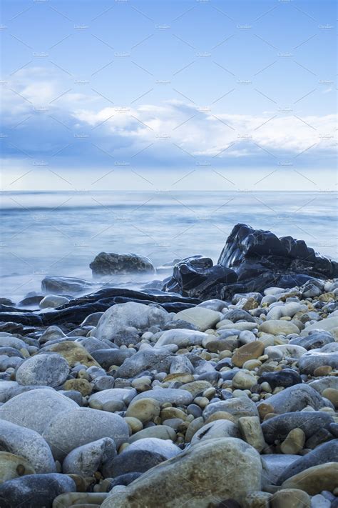 01 Beautiful rocks at beach | Abstract Stock Photos ~ Creative Market