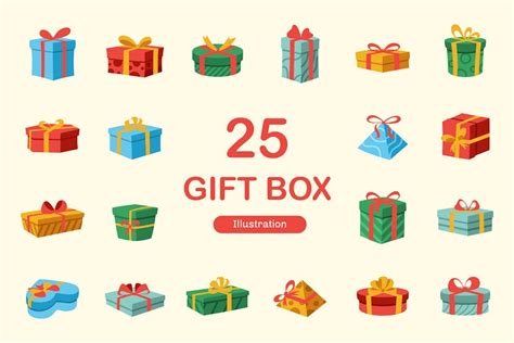 Gift Box Birthday, Graphics - Envato Elements