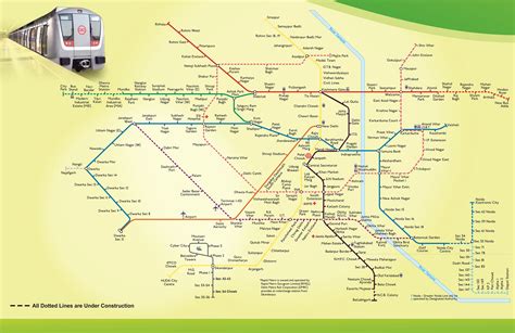 Delhi Metro Map Zoom