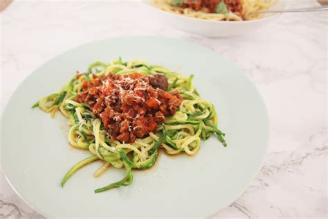 Recipe: Spaghetti Bolognese with Courgetti - April Everyday