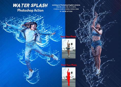 Water Splash Photoshop Action Free Download - Photoshopresource