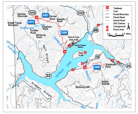 Willamette National Forest - Detroit Reservoir Trail Area | Detroit lakes, Oregon state parks ...