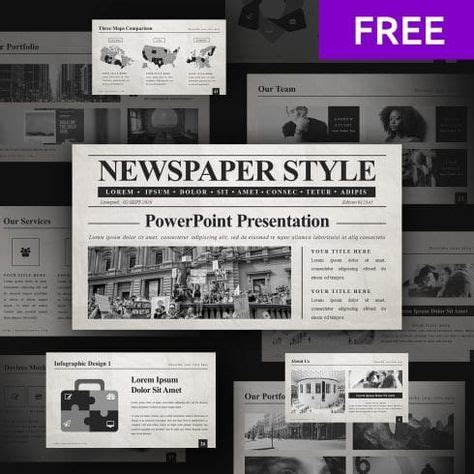 52 Best Newspaper Template Powerpoint ideas | powerpoint themes ...