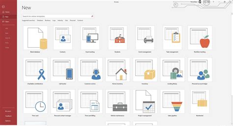 Create a Microsoft Access 2007 Database Using a Template