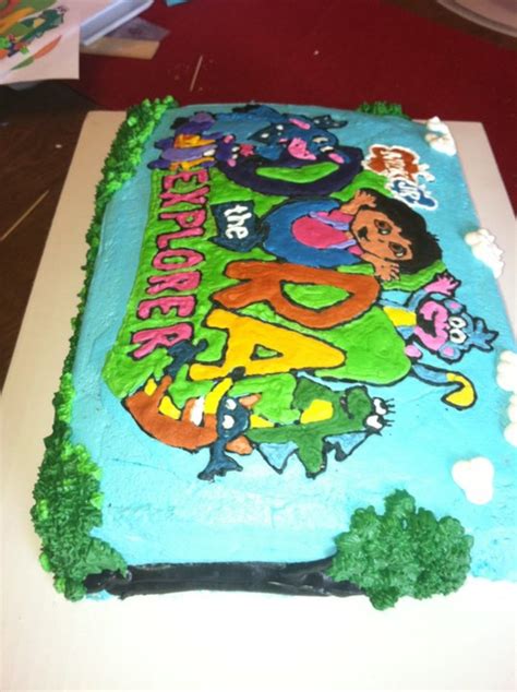 Dora The Explorer Cake - CakeCentral.com