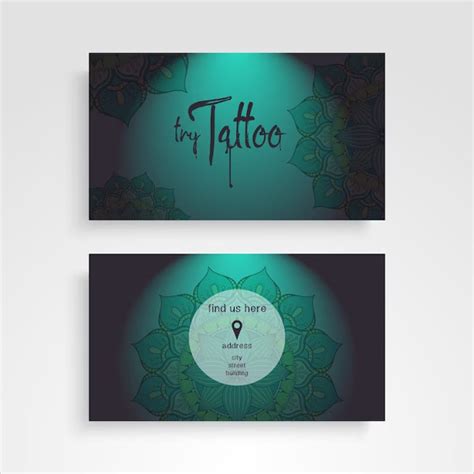 Tattoo Business Card Template - 17+ PSD, AI, EPS Format Download