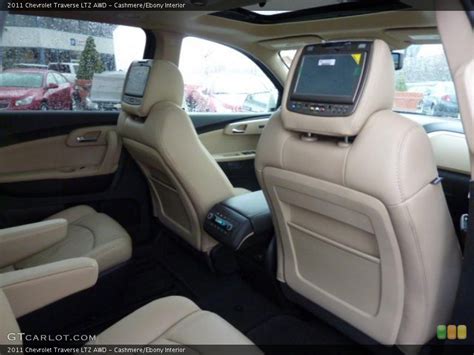 Cashmere/Ebony Interior Photo for the 2011 Chevrolet Traverse LTZ AWD ...