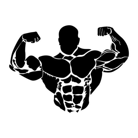 bodybuilding, fitness, vector in 2024 | Gym art, Bodybuilding logo, Bodybuilding