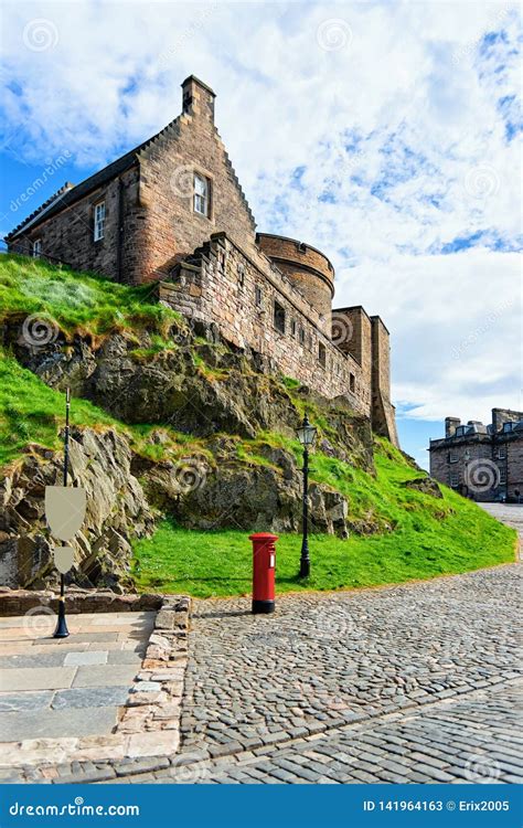 Building Architecture of Edinburgh Castle in Scotland Stock Image - Image of house, cityscape ...