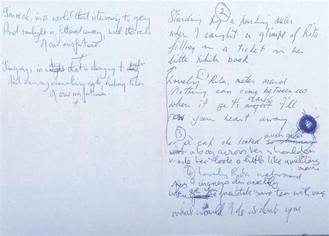 The Beatles' original lyrics Beatles Lyrics, The Beatles, Musica Popular, A Hard Days Night ...