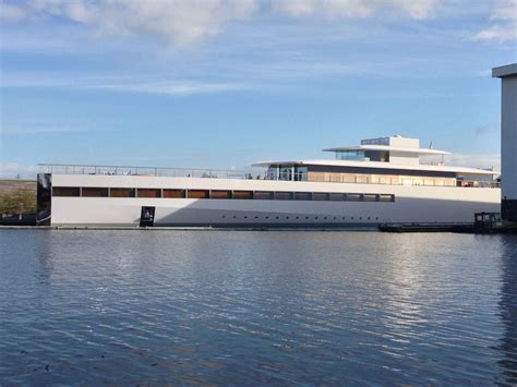 VENUS Yacht designed by Philippe Starck and Steve Jobs, built at Feadship - Photo courtesy of ...