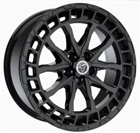 Wolfrace Explorer Wolf Gloss Black Alloy Wheel - Wolfrace Wheels