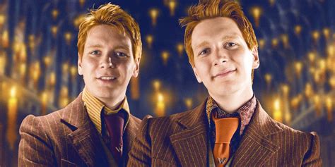 Les jumeaux Weasley étaient plus qu'un soulagement comique - Crumpe