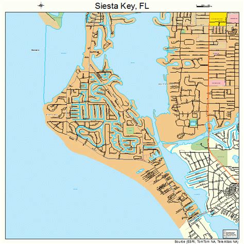 Siesta Key Florida Street Map 1266000