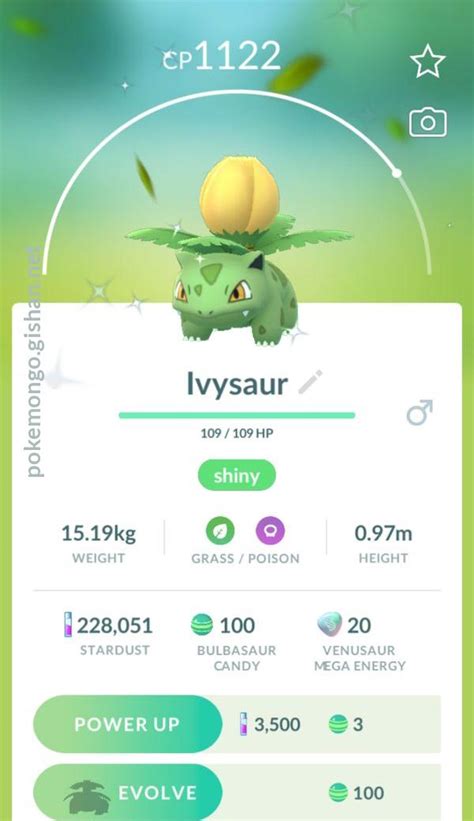 Ivysaur - Pokemon Go