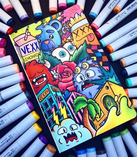 100 Marker Challenge is finished 😄 What kind of drawings do you want me to make more of ? I’m ...