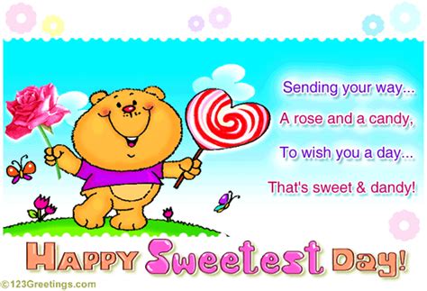 My Sweetest Wishes For You... Free Happy Sweetest Day eCards | 123 Greetings