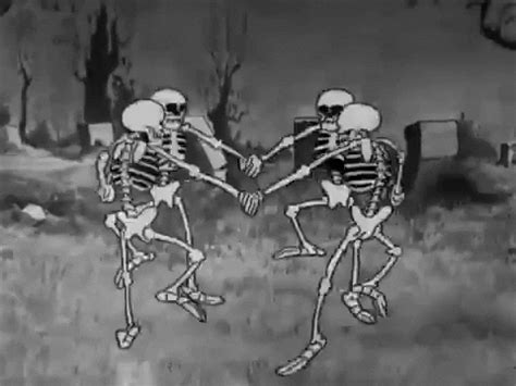 Spooky Skeleton Gif