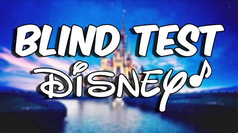 BLIND TEST DISNEY!! (40 TITRES) - YouTube