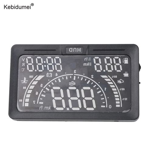 Kebidumei Auto Car HUD Head Up Display Universal Car HUD A200 HUD System Overspeed Warning ...