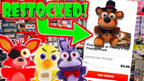 Toy Freddy Plush RESTOCKED + More! || FNaF News - YouTube