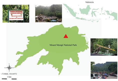 Map of Mount Merapi national park. | Download Scientific Diagram