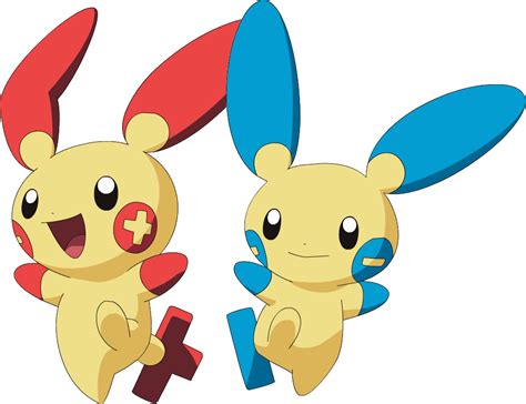 Image - Plusle and Minun.png - Smashpedia, the Super Smash Bros. wiki.