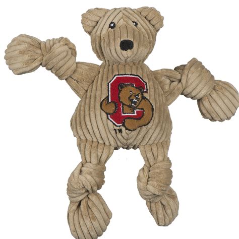 HuggleHounds Mascot Knottie Plush Dog Toy - Cornell University Big Red Bear, Small - Walmart.com