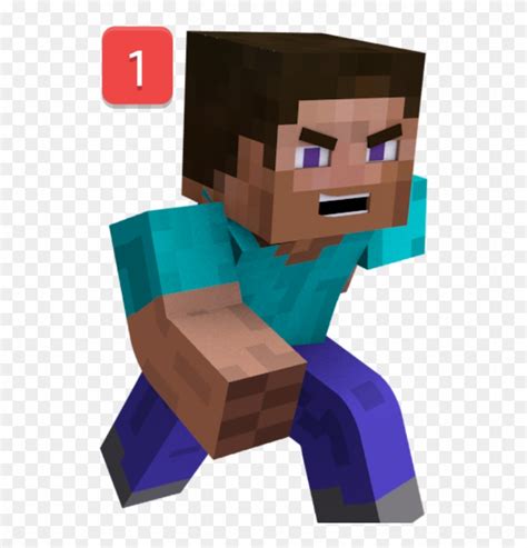 Download #discord #minecraft #ping #notification #meme #angry - Steve Minecraft Render Clipart ...