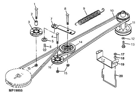 John Deere 160 Lawn Mower Drive Belt Diagram - Belt Poster