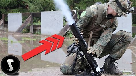 CHEATERS Get Caught by Airsoft MORTAR BARRAGE!! (75mm Mortar) - YouTube