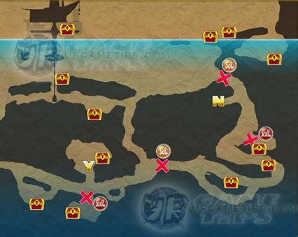 Hungry Shark World: Arabian Sea Map - Daily Chest Locations - UrGameTips