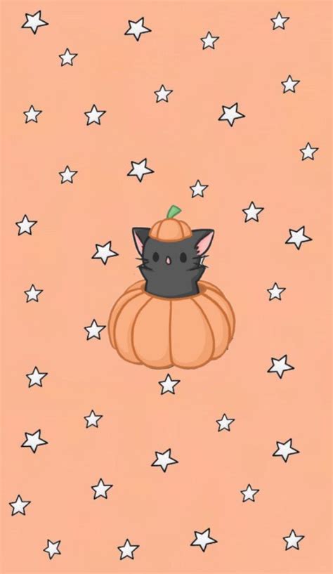 cute cat halloween background | Halloween wallpaper cute, Cute fall wallpaper, Halloween ...