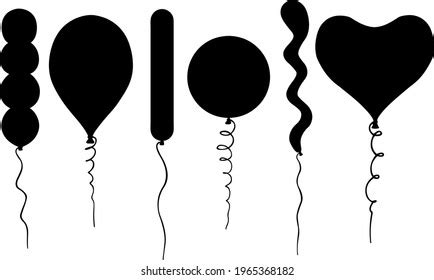 Balloon Clipart Printable Vector Illustration Stock Vector (Royalty ...