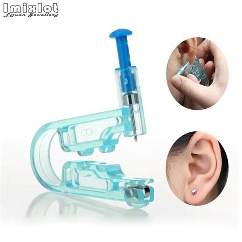 2PCS Healthy Safety Disposable Safe Sterile Nose Ear Piercing Kit ...