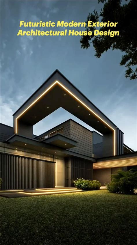 Futuristic Modern Exterior Architectural House Design | House designs ...