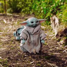 Grogu Baby Yoda GIF - Grogu Baby Yoda Grogu Jump - Discover & Share GIFs