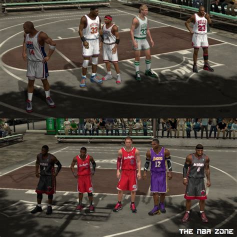 NBA 2K13 Blacktop Mode Roster - Unlock All Players | TheNbaZone.com