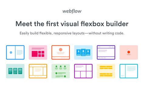 Visual CSS flexbox builder | Webflow | Web design tools, Web design quotes, Web design