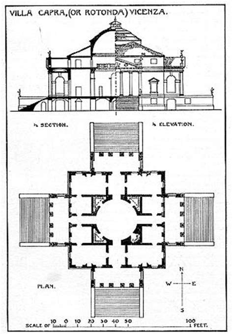 villa rotonda plan | Architectural house plans, Andrea palladio, Innovative architecture