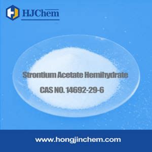 Strontium Acetate Hemihydrate Factory - Price - Hong Jin