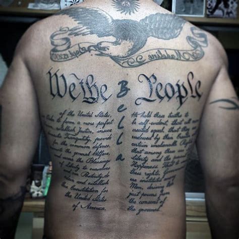 140 Patriotic We The People Tattoo Designs with Meaning and Ideas ...