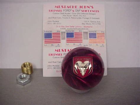 Purchase Dodge RAM logo, Custom Shift Knob (Red Pearl) in Bay Shore, New York, US, for US $34.99